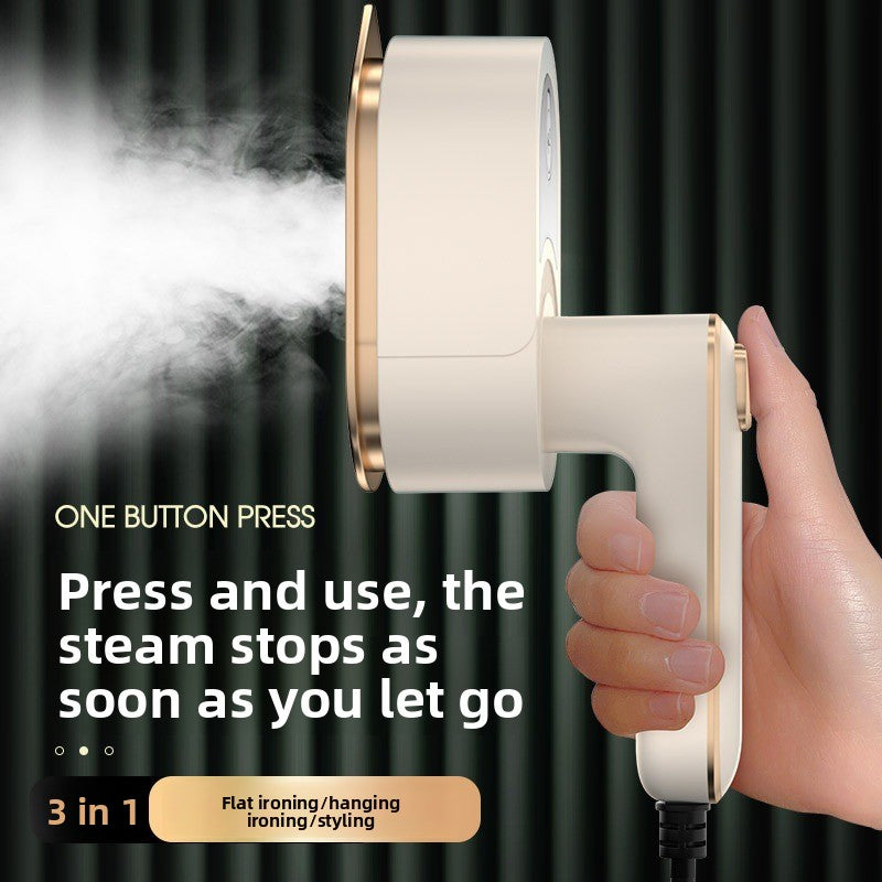 2-in-1 handheld garment steamer and travel iron – view 3